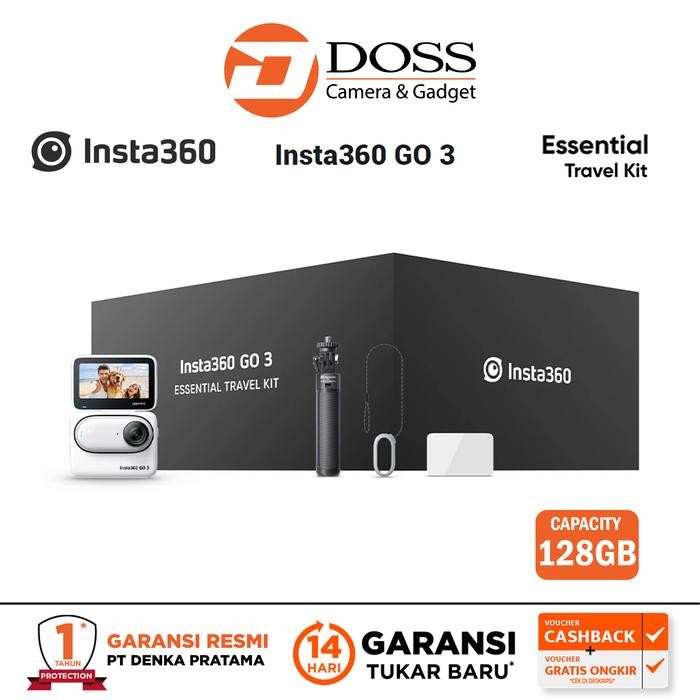 Insta360 GO 3 Action Cam Camera Insta 360 GO3 Insta360 GO3 - Essential T.Kit