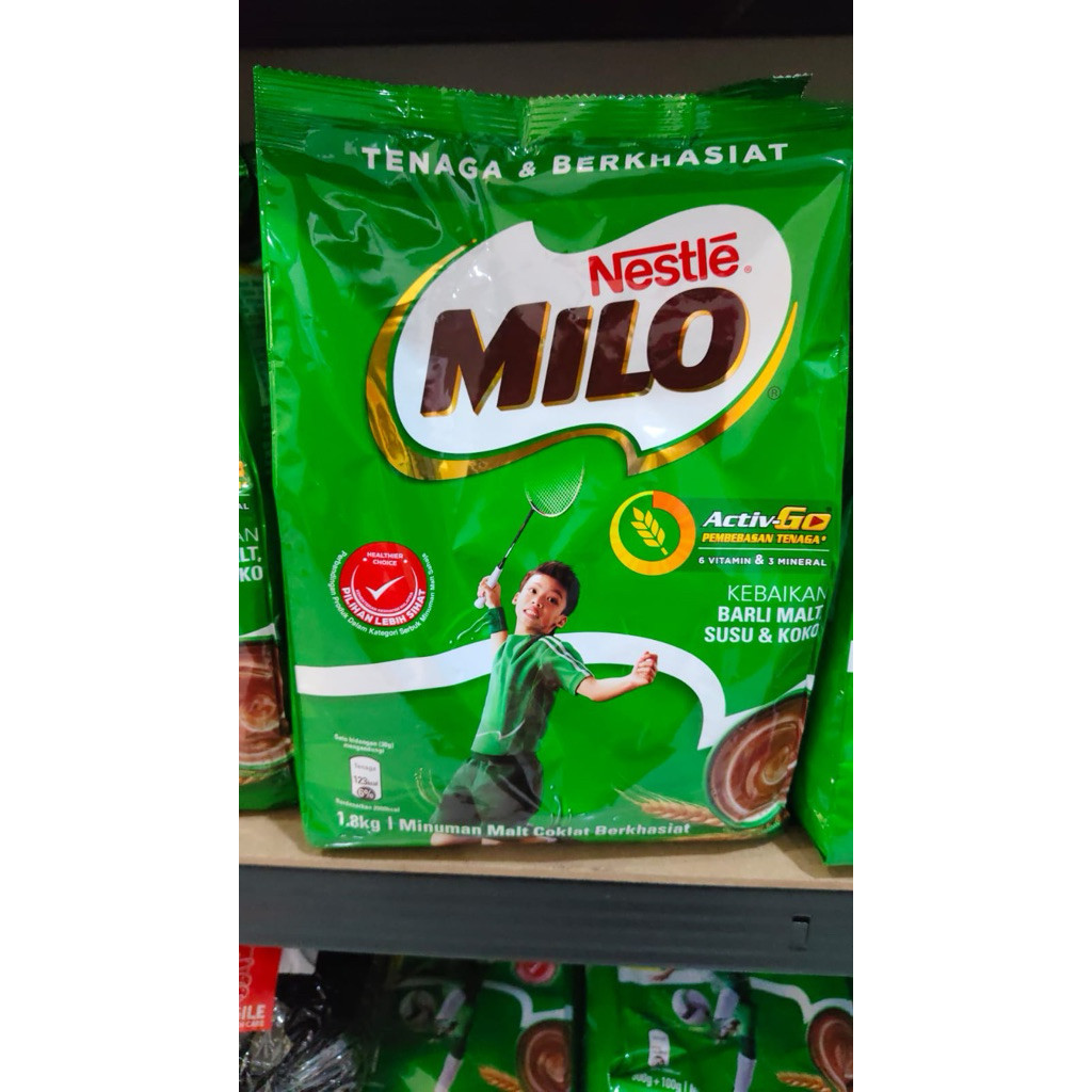 

Milo 1.8kg Mly imprt