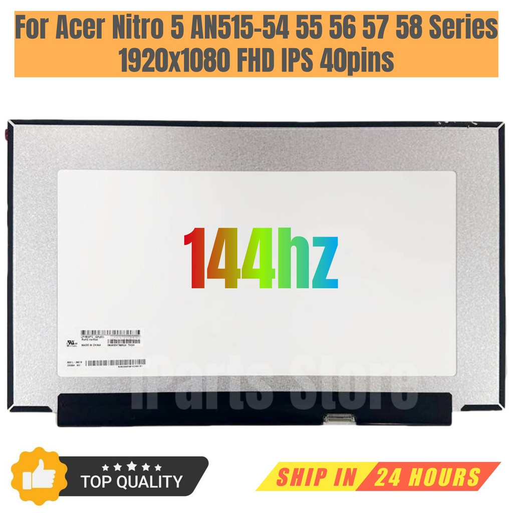 iParts Replacement New Display for Acer Nitro 5 AN515-55 AN515-54 AN515-56 AN515-57 AN515-58 Series 