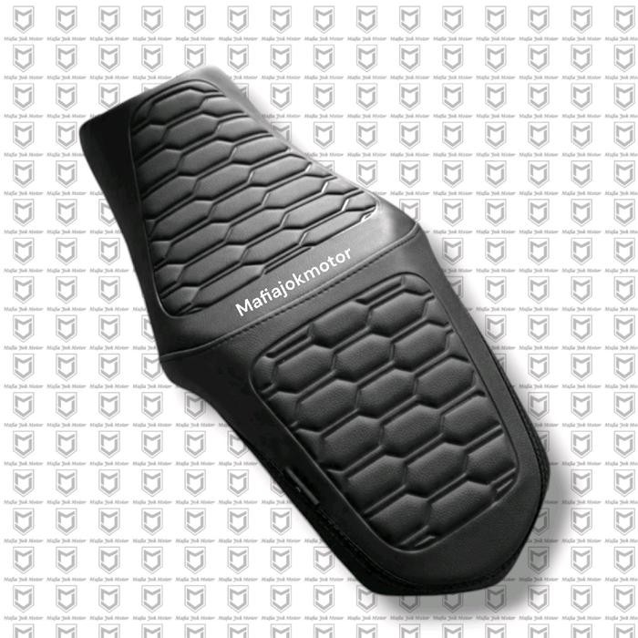 Sarung Jok Motor Instan Vixion CB150R Megapro Ter Verza Sonic150 Satria Fu Langsung Pasang Tanpa Sta