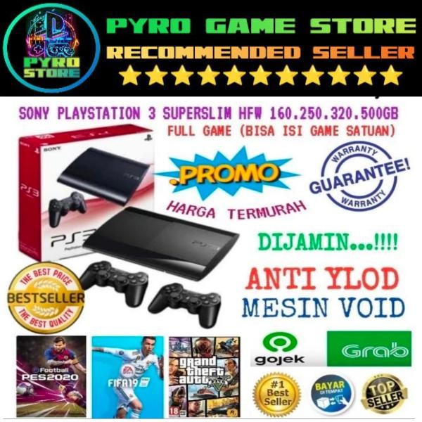 PS3 SUPERSLIM HDD 250GB MESIN VOID ANTI YLOD - PS3 HDD 500GB