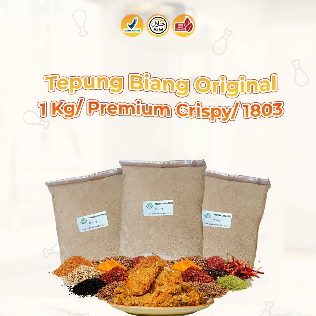 

Terlaris Tepung Biang Original / 1 Kg / premium crispy/ 1803