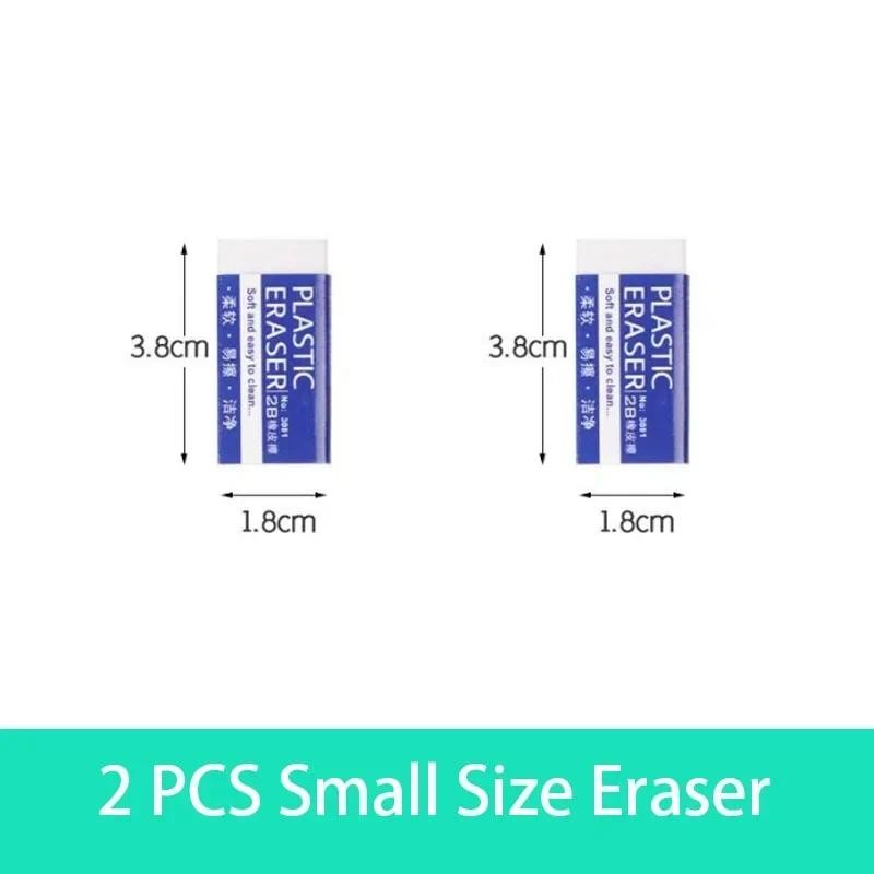 

5/1Pcs 2B PVC Eraser Clean and Mess Free Student Exam Sketch Cute Soft Rubber Eraser Office School Drawing Stationery Supplies