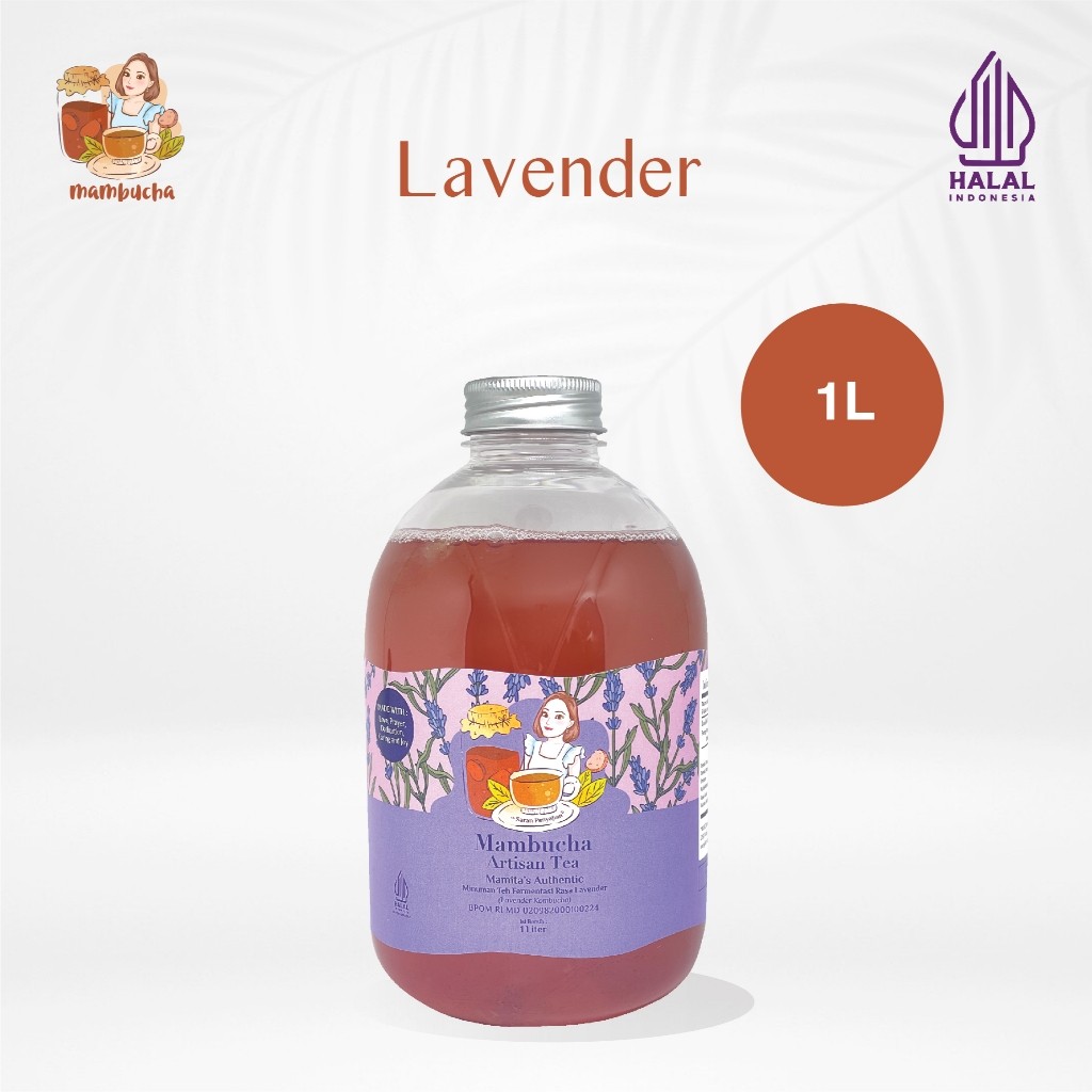 

Terlaris Kombucha Lavender Mambucha 1 Liter Halal Probiotik