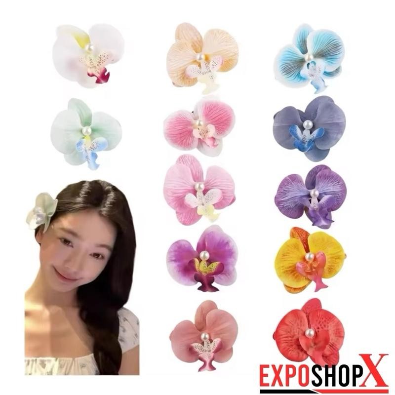 Jepit Rambut Anggrek / Jedai Rambut Anggrek / Jedai bunga Anggrek / Jepit bunga Anggrek