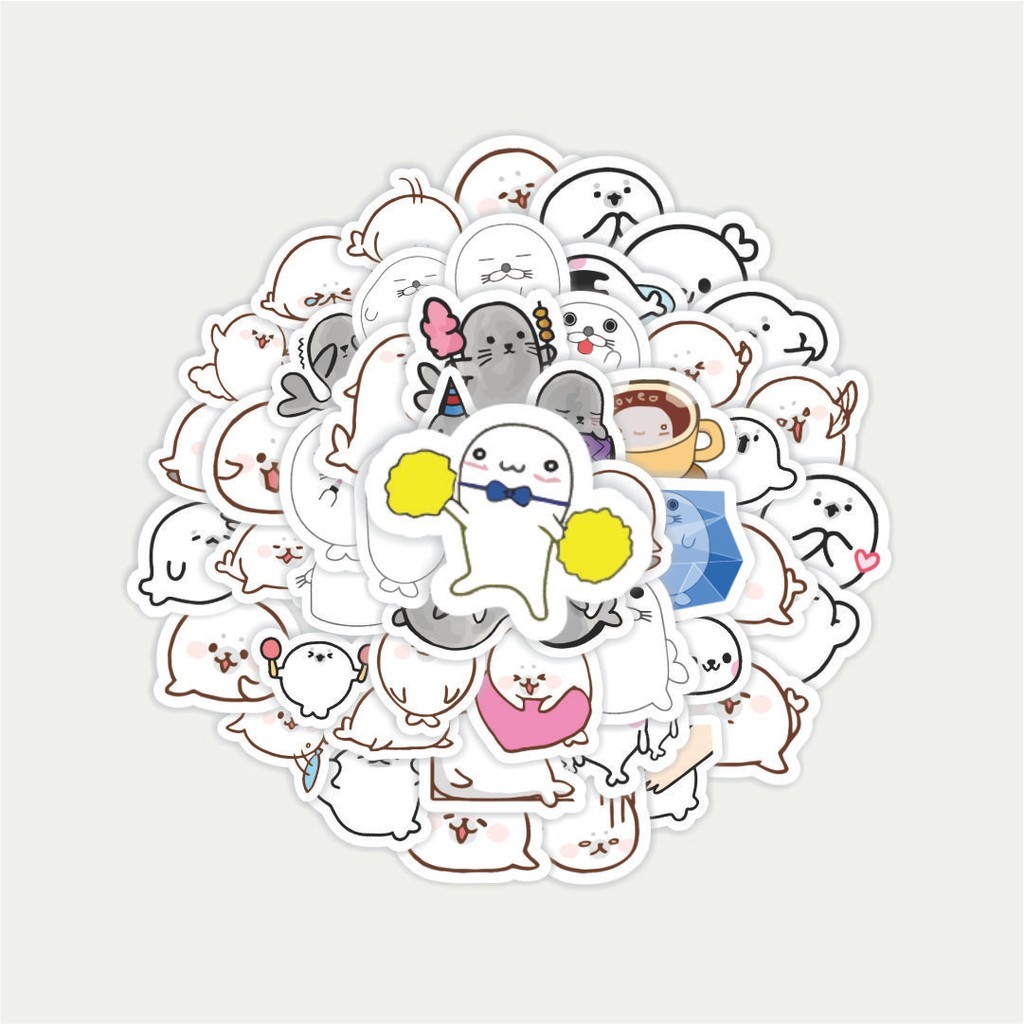 

Sticker Pack Stiker Hewan Anjing Laut | Sticker TUMBLR | Stiker LAPTOP KOPER HELM