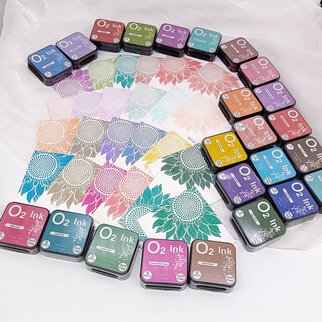 

Alinacutle Oxide Ink Pad Stamping Tools For Clear Stamps Scrapbooking Handmade Craft Art Paint Ink Pad
