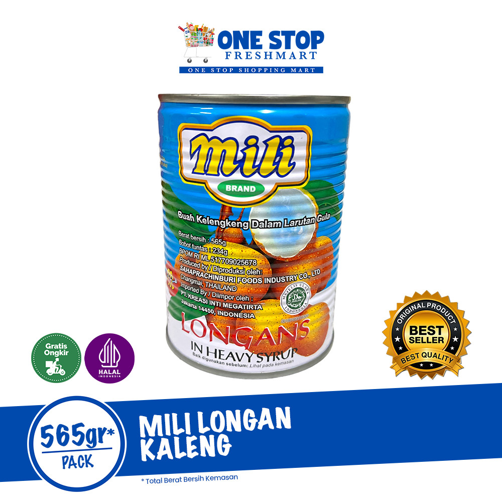 

MILI LONGAN KALENG 565GR / MILI BUAH LONGAN KALENG 565GR