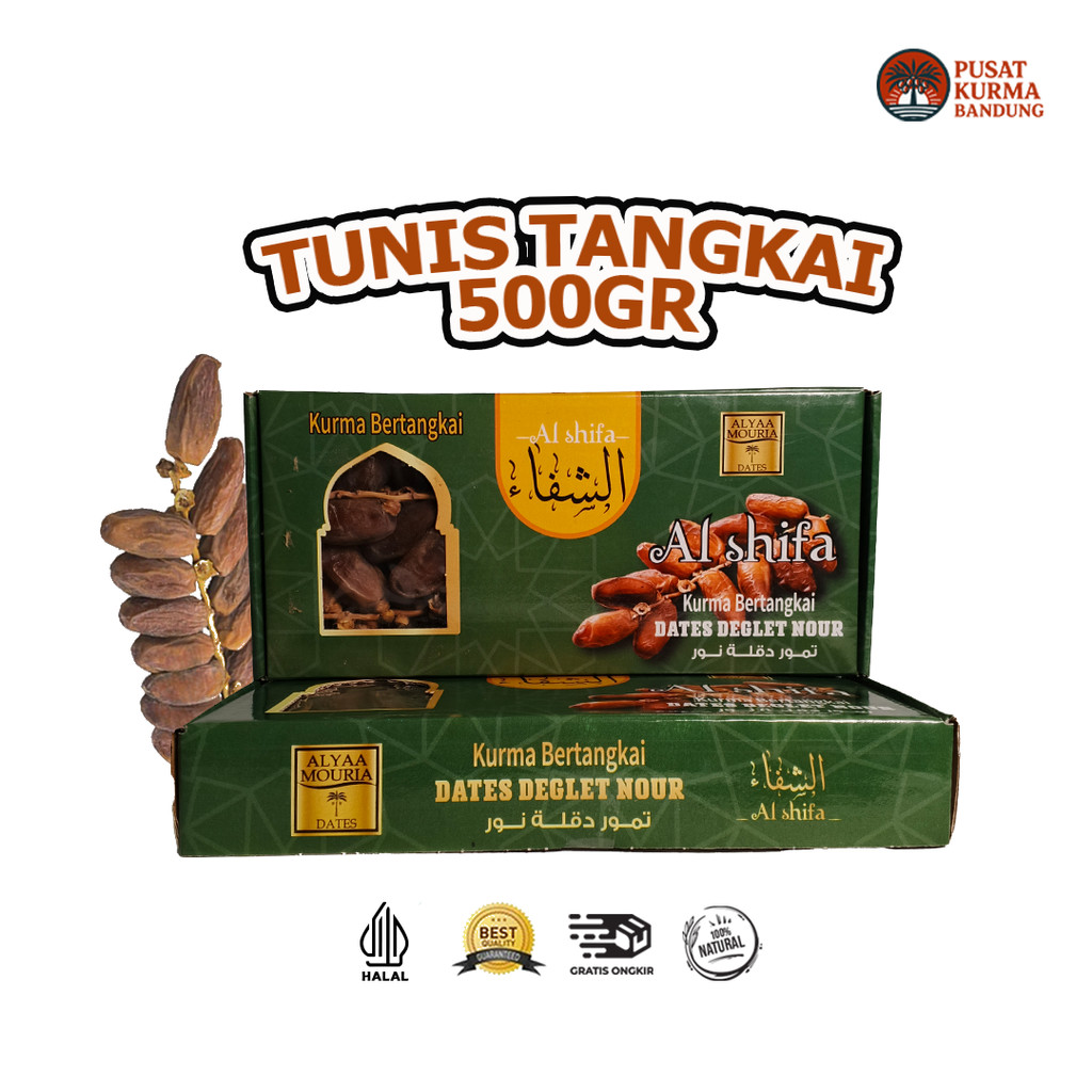 

KURMA TUNIS TANGKAI AL SHIFA / TUNIS BERTANGKAI DATES DEGLET NOUR ORIGINAL