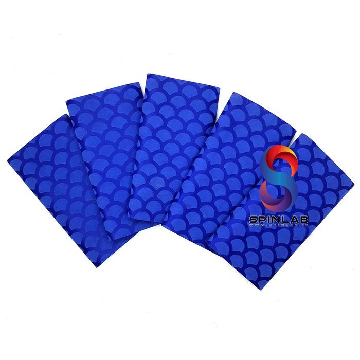 Tube Grip Bakar Motif Sisik Fishscale 1 Meter untuk Pingpong Joran Pancing - Biru