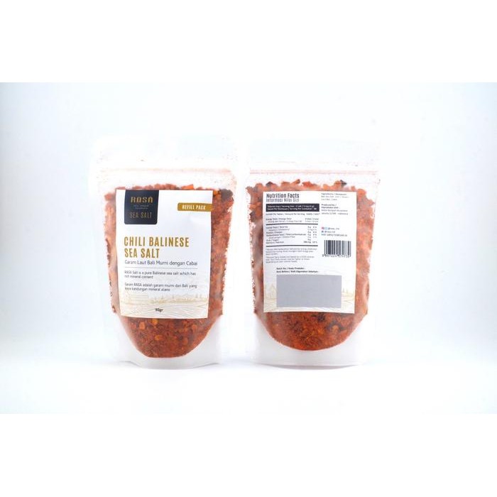

Terlaris~[Bongkar Gudang] RASA - Balinese Sea Salt with Grinder - 50gr - RefillChili90