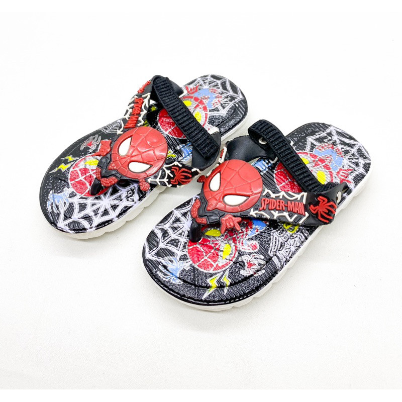SANDAL ALINA HX-558 JEPIT CITCIT KRAKTER SPAIDERMAN / SANDAL JEPIT ALINA SIZE 24-29