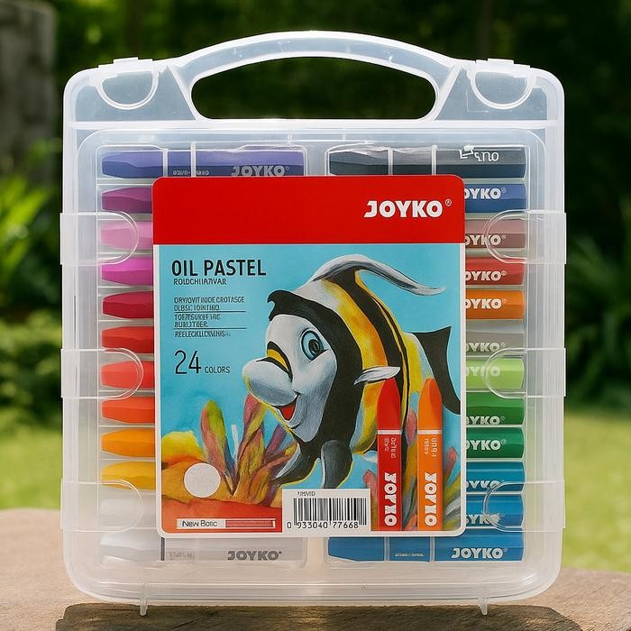 JOYKO crayon Isi 24 krayon Anak Sekolah TK SD Joyko Crayon 24 Warna Crayon isi 12 Stationery LLY