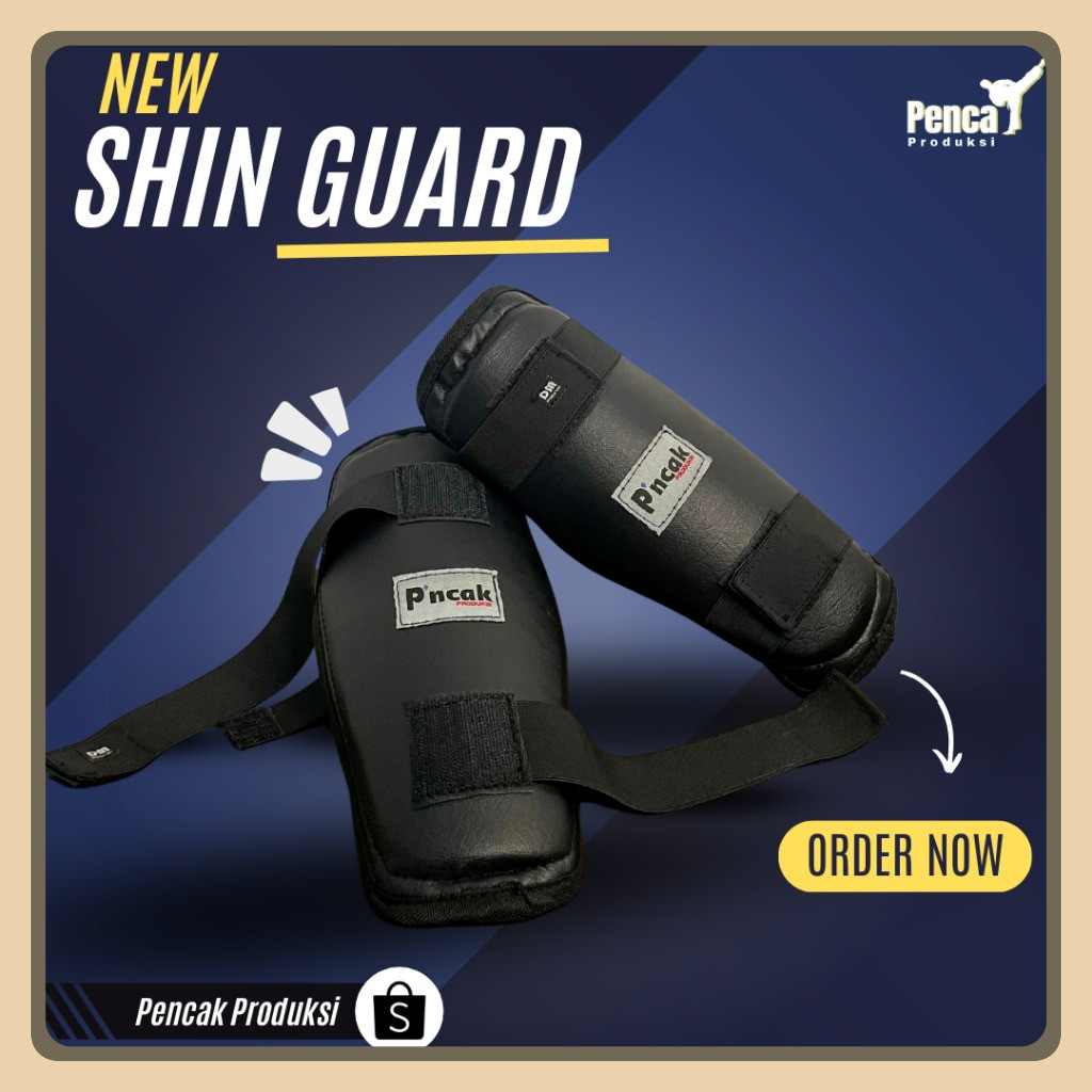 Deker Kaki/Shin Guard, Deker Pelindung Tulang Kering Pencak Silat, Taekwondo, Karate, Shin Guard