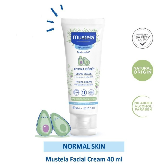 Mustela Hydrabebe Facial Cream 40 ml Mustela Baby Face Cream