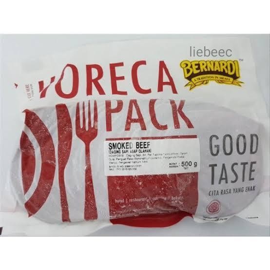 

[PROMO EXP TERBARU] BERNARDI Smoked Beef Bulat Horeca pack 500gr | Daging Asap 500 gr Bergaransi Terlaris