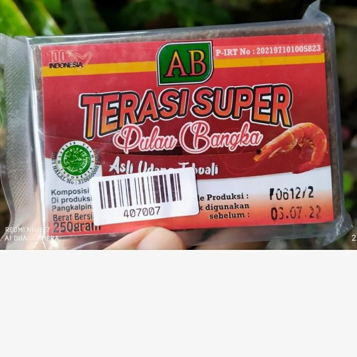 

PROMO-[Best Quality] Terasi Udang Bangka AB Super 250Gr