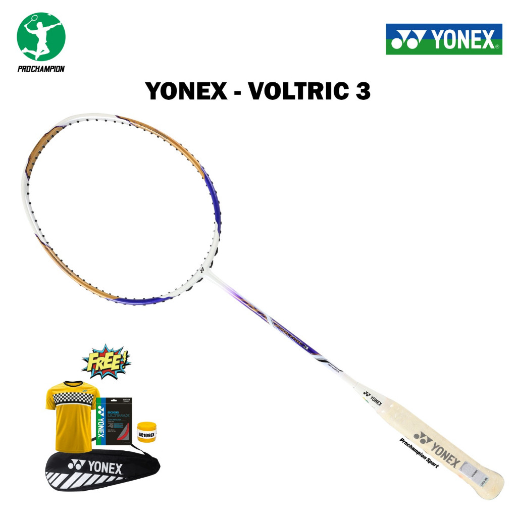 Raket Badminton Original Yonex Voltric 3 Made In Taiwan