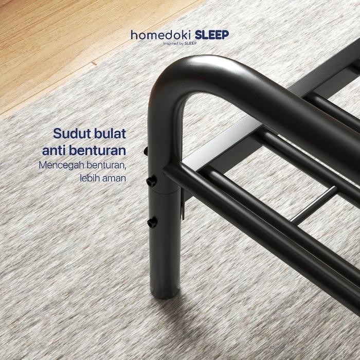 Homedoki Classicbed Series / Divan Besi / Dipan / Tempat Tidur Besi / 180x200 - 90x200
