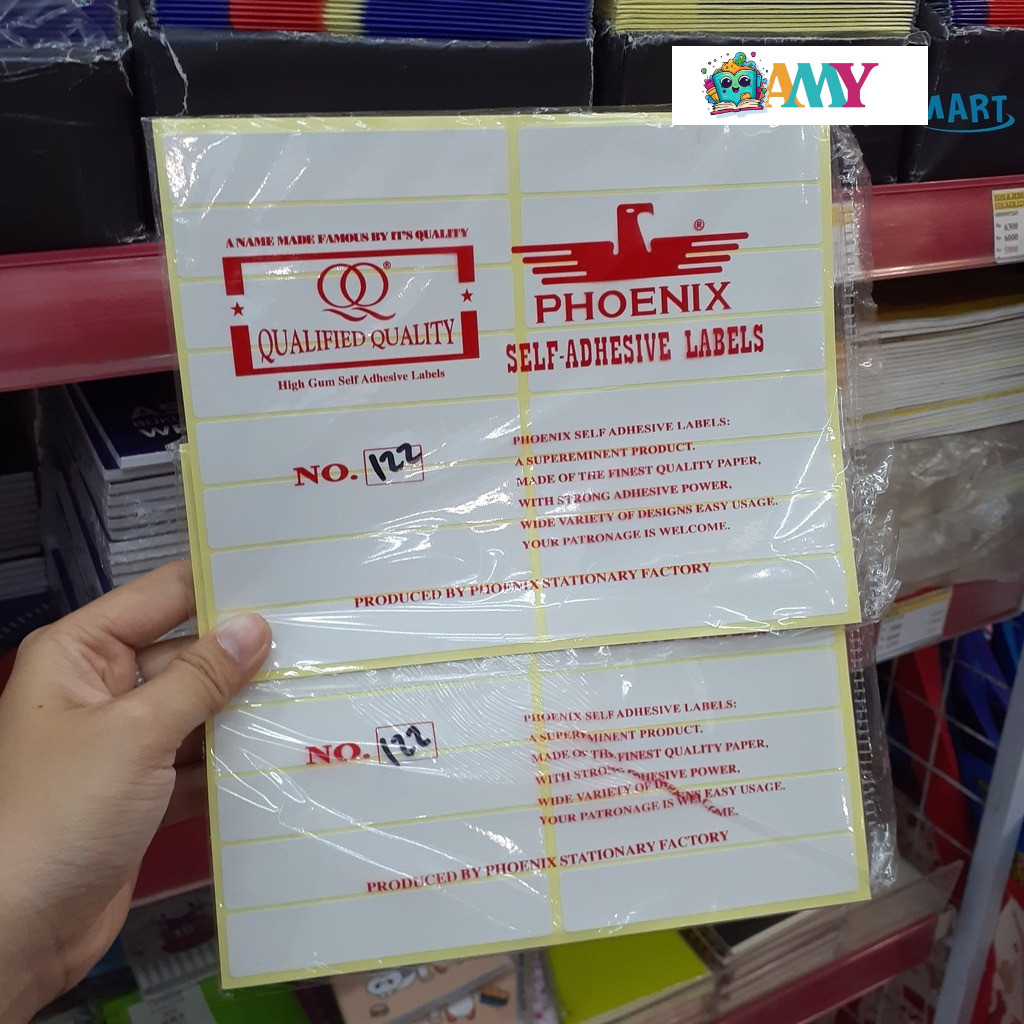 

PHOENIX LABEL STICKER 122 AMY STASIONARY
