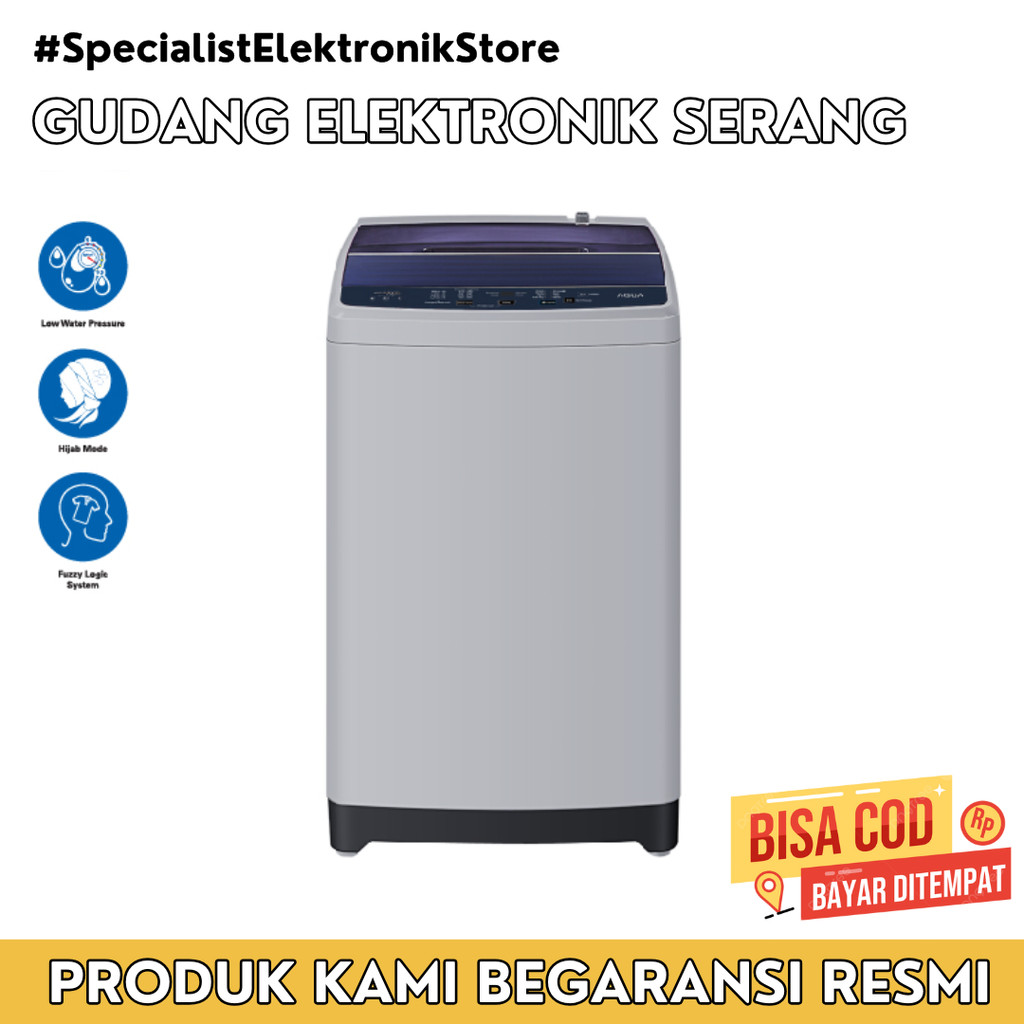 MESIN CUCI AQUA 1 TABUNG 9 KG | AQW 98DD