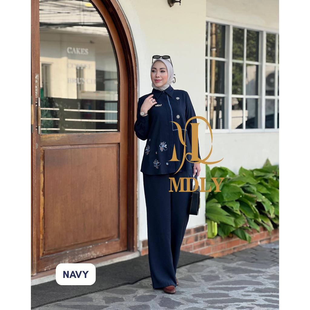 Fashion muslim Setelan Wanita Terbaru Karuni SetPremium Bahan  Katun Premium