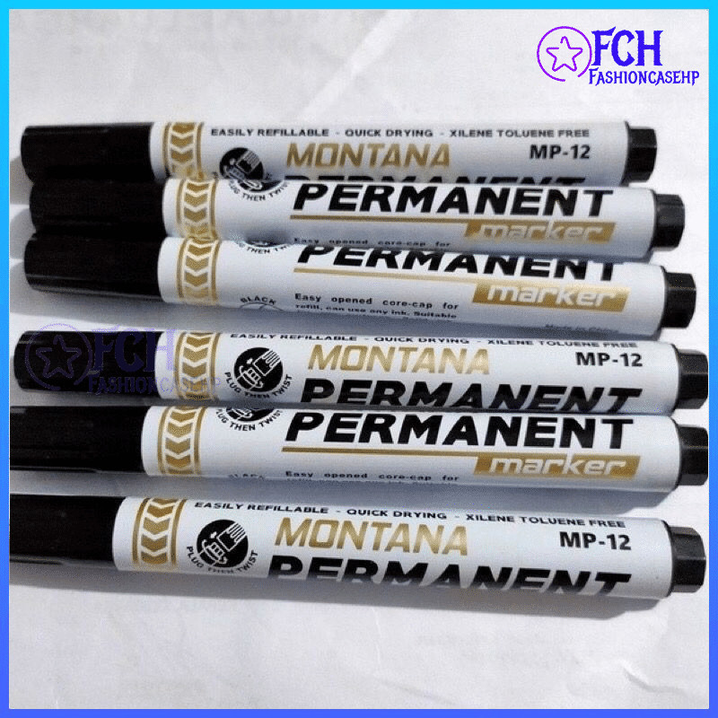 

FCH GROSIR SPIDOL DAN 1PCS Montana V-TRO MP12 Permanent Hitam Bisa Diisi Ulang MP-12