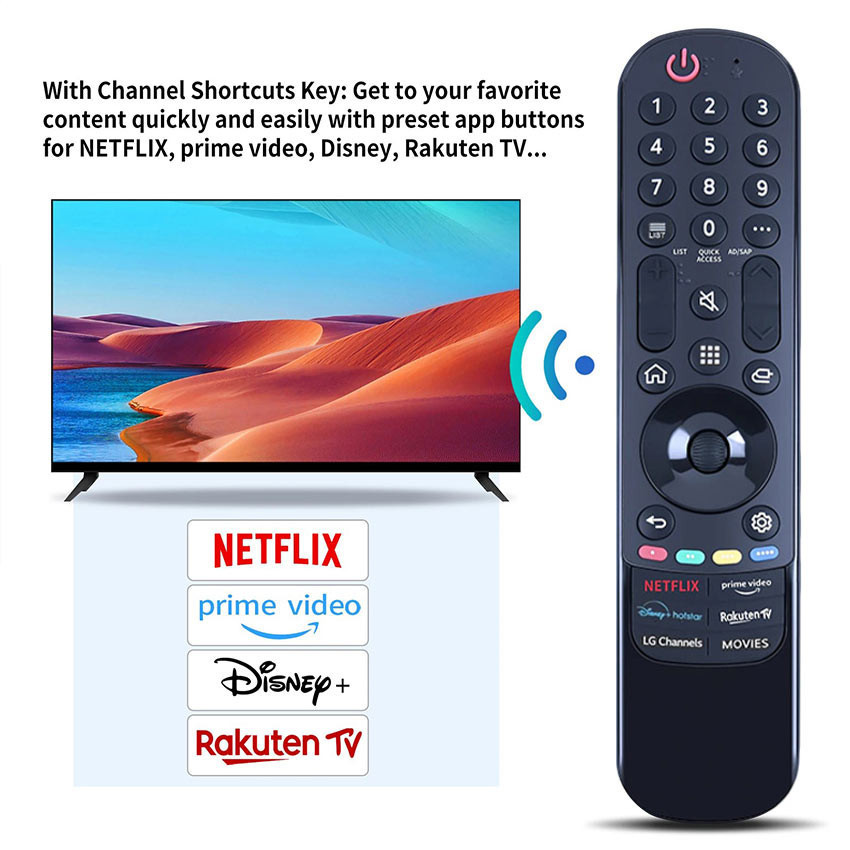 REMOT MAGIC REMOT SMART TV LG AN-MR21GA MR21GA / Magic Remote LG AN-MR21GA 22GA MR23GA ANMR 21 ANMR
