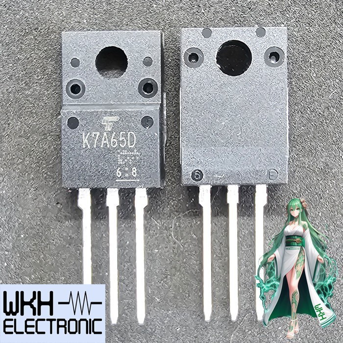 Original TK7A65D 650V 7A K7A65D K7A65 Silicon N Channel MOSFET TO-220
