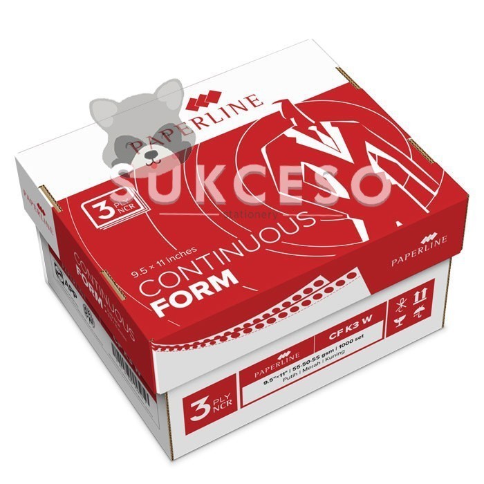 

Paperline PPL Continuous Form 3 PLY Warna/ Continous Murah
