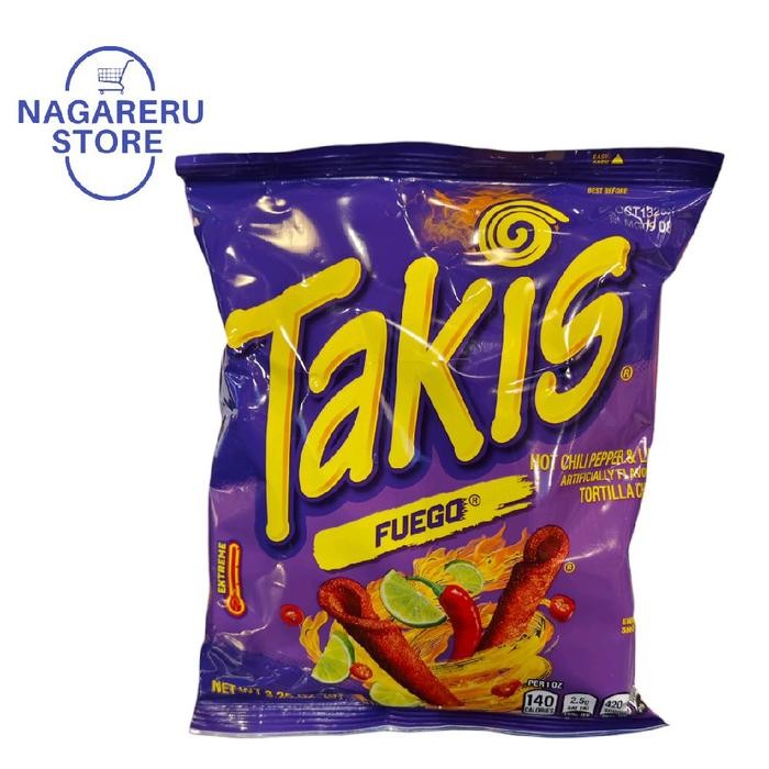 

Takis fuego hot chilli pepper and lime 92.3gr