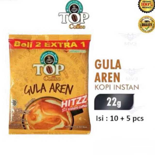 

Top Coffee Gula Aren 1 Renceng 15pcs - ARM