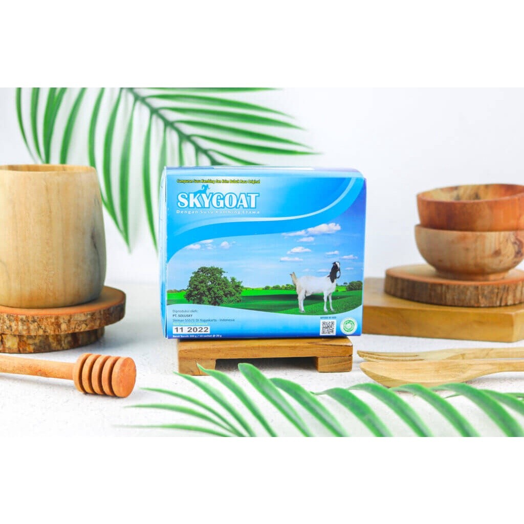 

ORIGINAL | Skygoat Susu Kambing Etawa || Susu Kambing Etawa skygoat Isi 10 Sahset | Herbal Waz