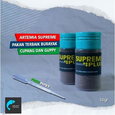 Artemia Supreme Golden Plus pakan terbaik burayak cupang dan guppy Best Quality