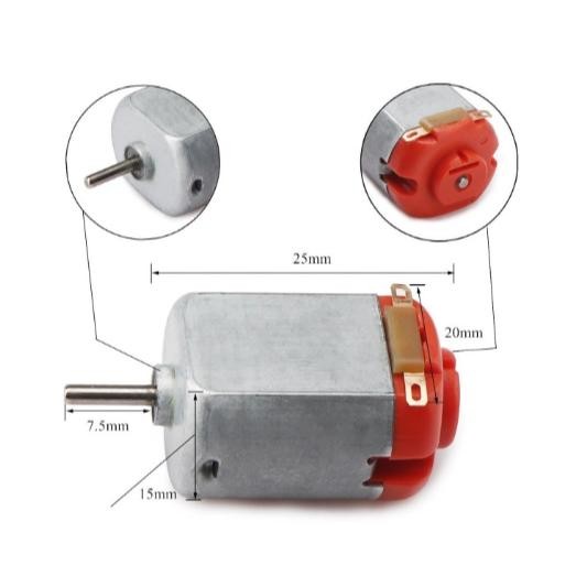 Motor DC 1-6volt 17000-18000 rpm Toys mini miniatur dinamo listrik