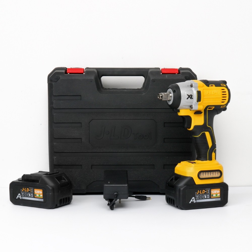 JLD [PROMO]Impact Wrench Baterai 450N.m Brushless - Torque Tinggi & Variable Speed - Untuk Ban Mobil