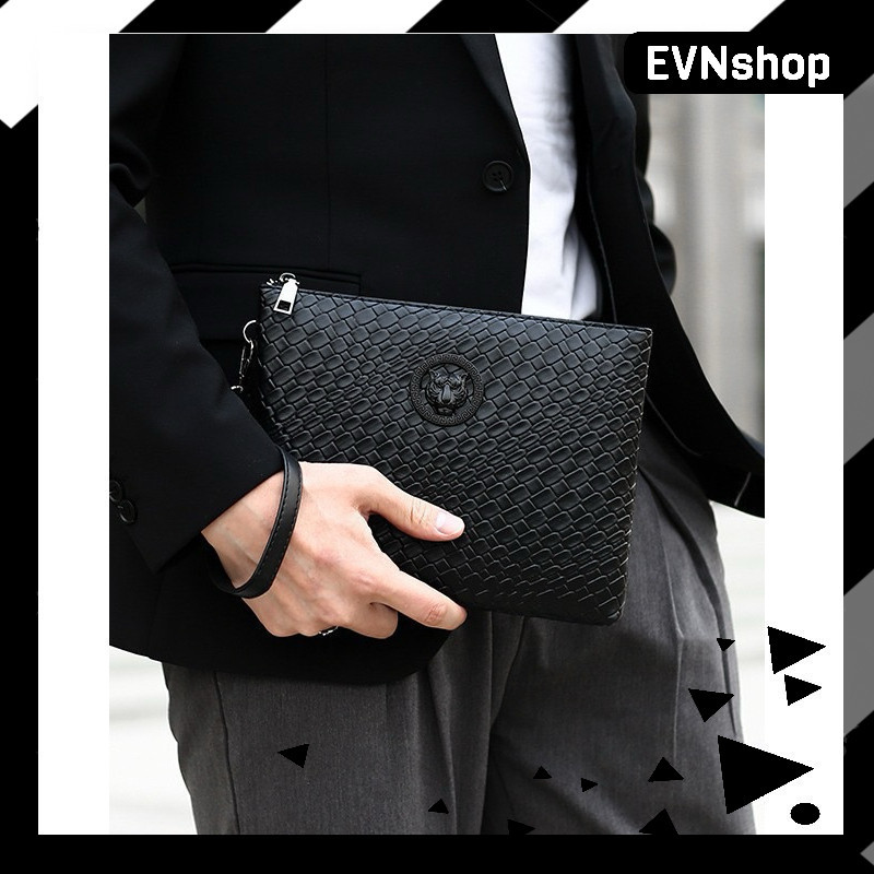 Business Clutch Model V*rsace 2021-3 / Tas tangan Handbag Dompet Pria dan Wanita