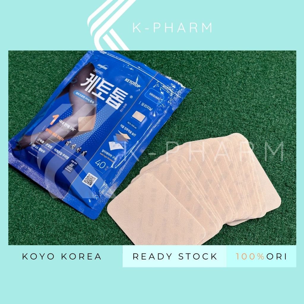 [Ready stok] KETOTOP KOYO plaster korea 40pcs TERLARIS