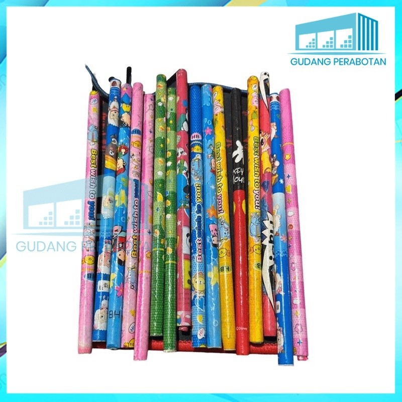 

GP GROSIR PER 10pcs Pensil motif MURAH PENSIL OBRAL