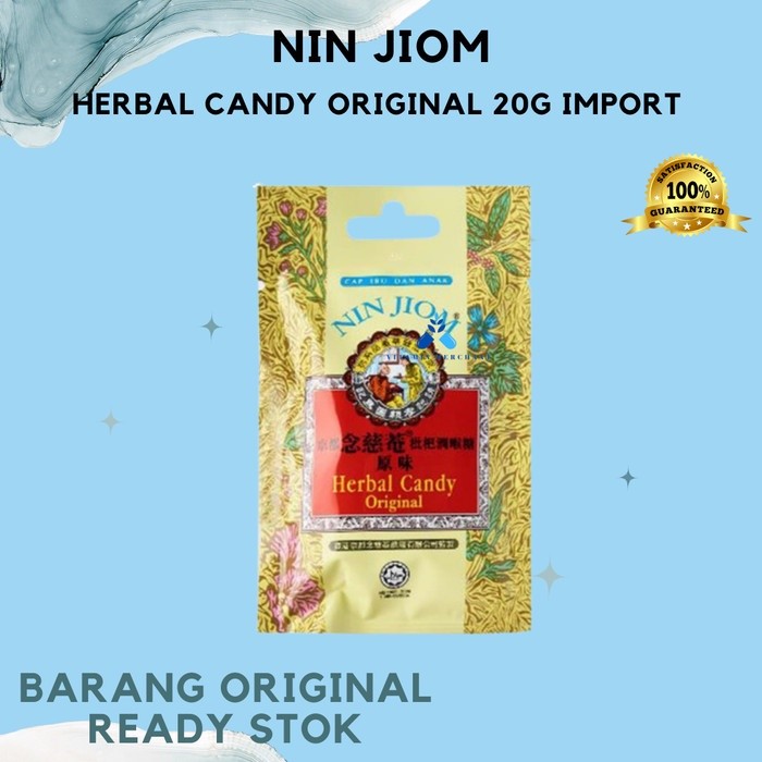 

Nin jiom herbal candy original 20g IMPORT - w&w