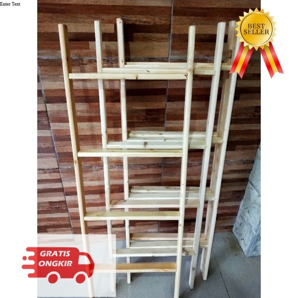 rak tangga tempat sajadah rak sajadah / Rak Tangga Kayu Ladder Hanger / rak tangga / rak serbaguna /