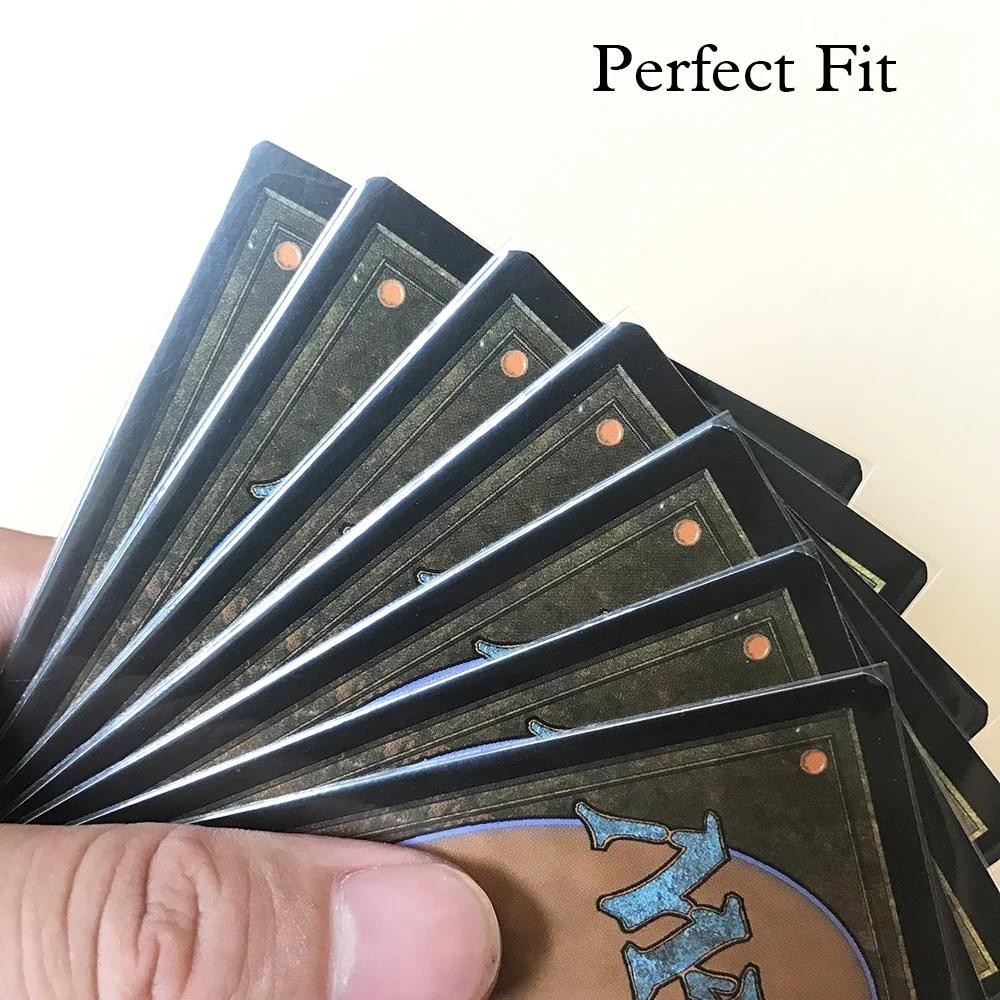 

100PCS/Lot Acid Free Transparent Perfect Size Fit Cards Sleeve Deck Protector Similar for MGTagical/PKM/STAR REALMS64.5x89mm