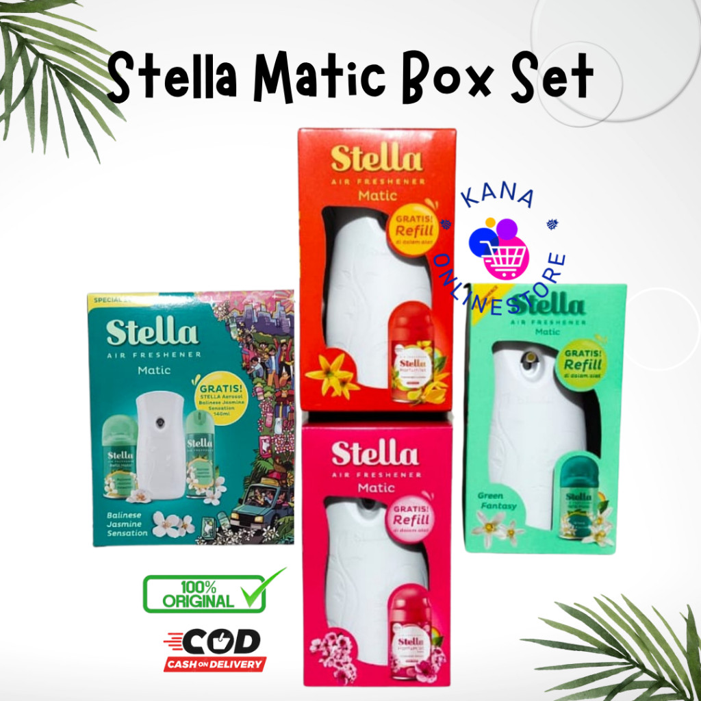 Stella Matic Box Set - Pengharum Pewangi Ruangan Otomatis