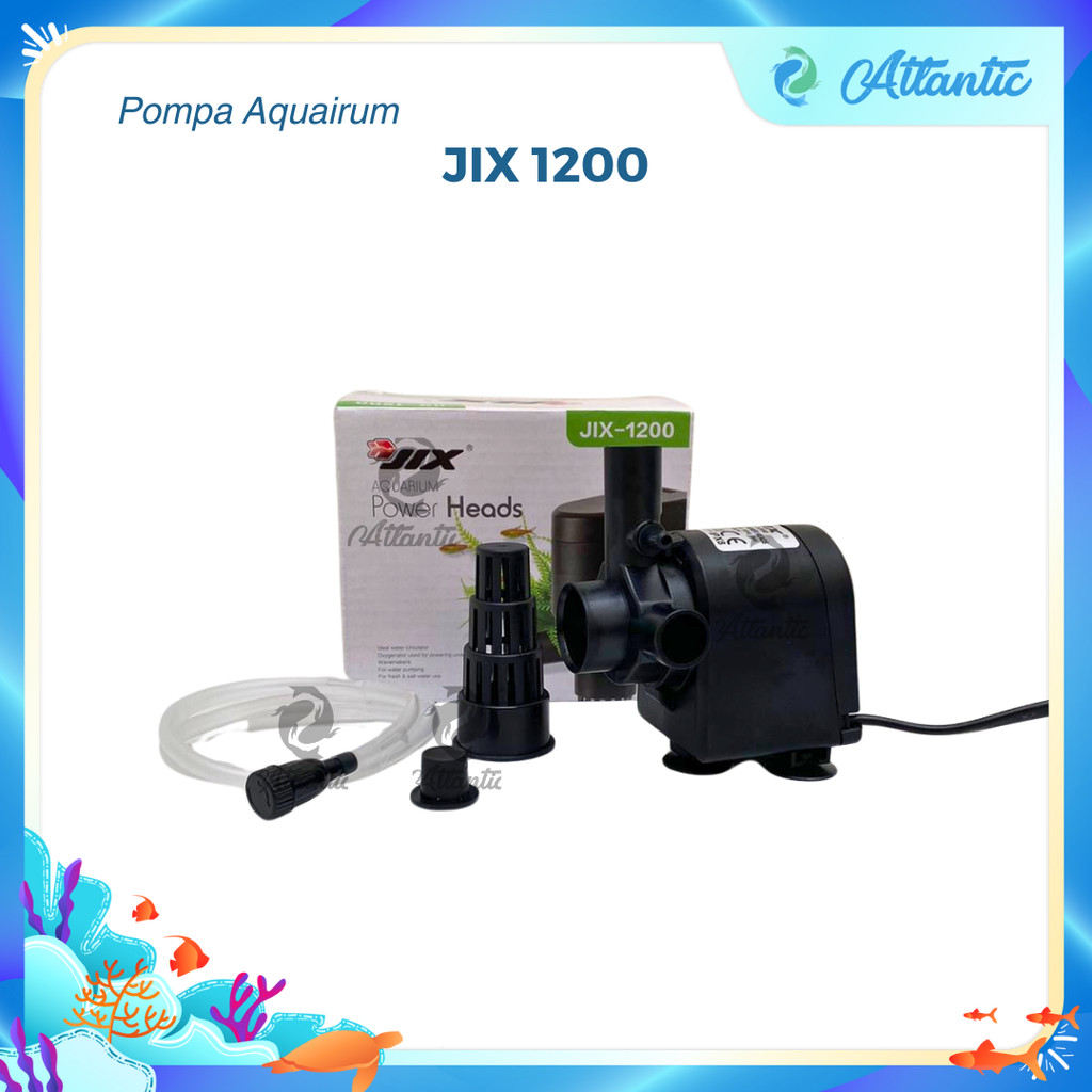 JIX 1200 Pompa Celup Aquarium Pompa Hidroponik Pompa Aquarium Kecil