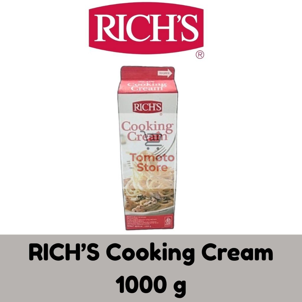 

✨ TOMOTOSTORE ✨ RICH'S Cooking Cream 1lt / Rich Cream Masak 1 liter