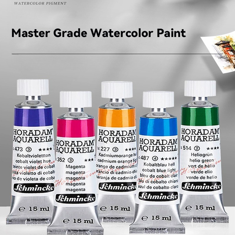 

Professional Watercolor Paint Tubes 15ml Acuarelas Paint Supplies for Artists Students Beginners Extra Fine Water Color Pigment