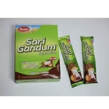 

SARI GANDUM 35 GRAM 1 BOX ISI 12 BKS / SARI GANDUM SANDWICH