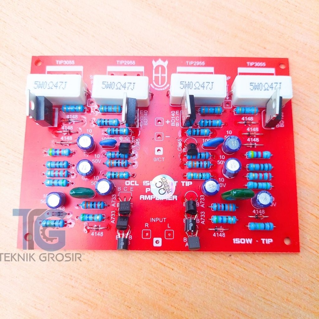 OCL 150W Stereo Driver – Modul Amplifier Handal untuk Sistem Audio Rakitan