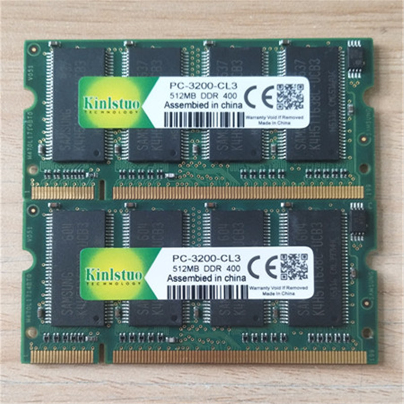 New DDR Laptop Memory Ram SO-DIMM DDR1 400/333 MHz  PC3200/PC2700/PC2100 200Pins 512MB For Sodimm No