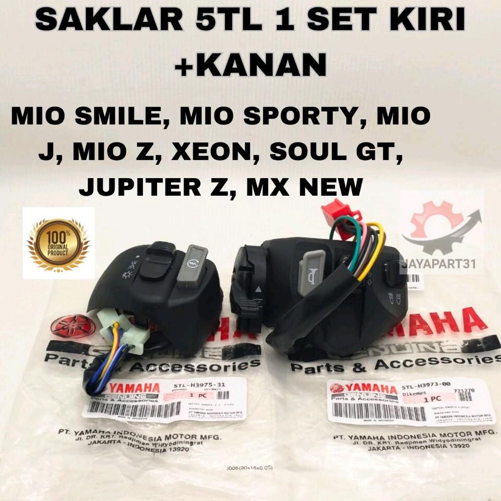 PAKET HOLDER KANAN KIRI 5TL | SAKLAR KANAN KIRI YAMAHA YGP MIO , JUPITER, XEON, JUPITER MX, MIO J, S